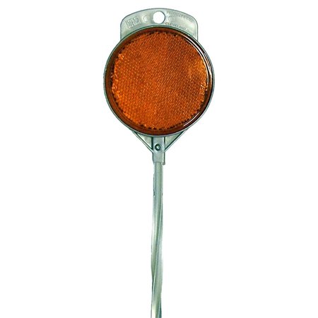 HY-KO 36In Aluminum Amber Driveway Marker, 24PK A10138